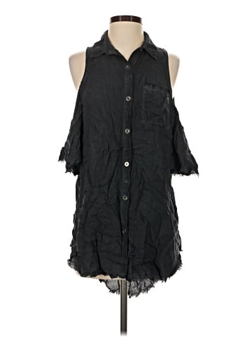 Umgee Sleeveless Button-Down Shirt (view 1)