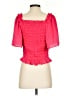 Ann Taylor 100% Polyester Red Sleeveless Blouse Size S - photo 2