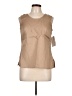 Assorted Brands Tan Sleeveless Blouse Size 10 - photo 1