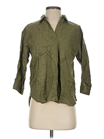 Uniqlo 3/4 Sleeve Button-Down Shirt (view 1)