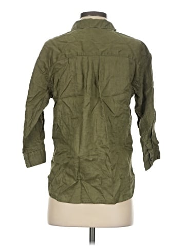 Uniqlo 3/4 Sleeve Button-Down Shirt (view 2)