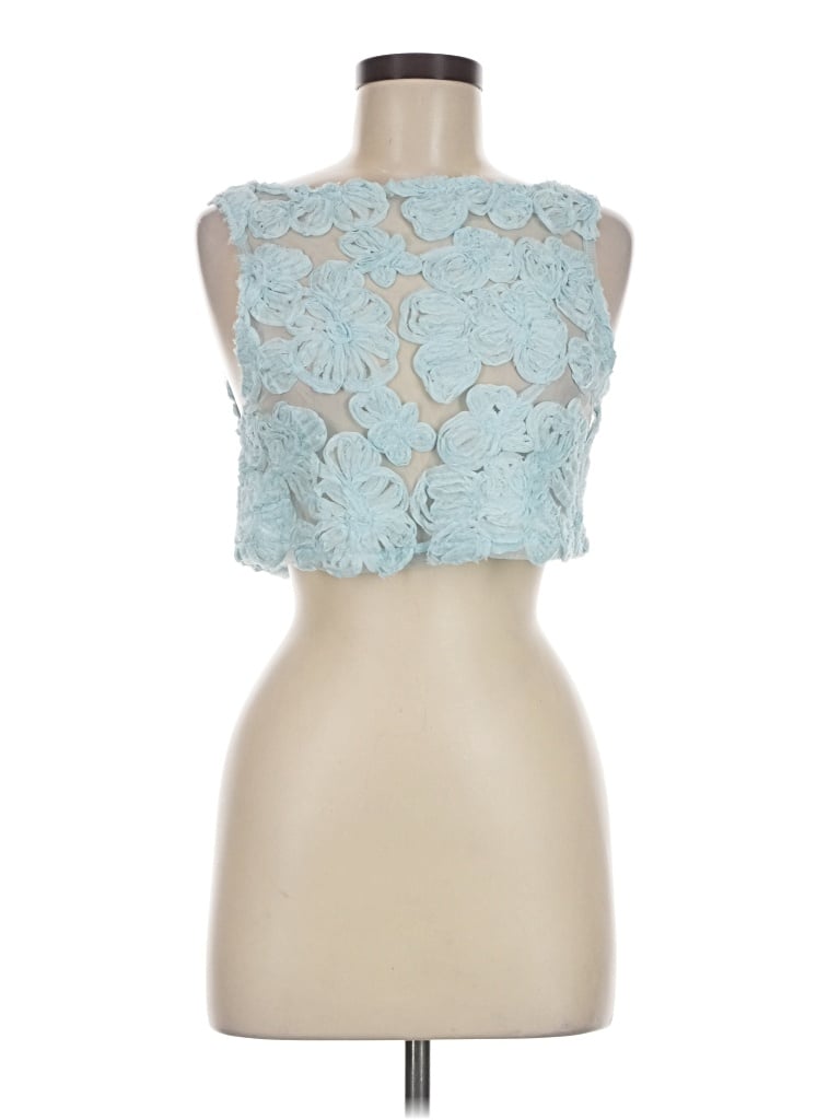 Pre-owned Peppermayo Sleeveless Blouse In Blue