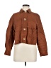 Magaschoni 100% Linen Brown Jacket Size M - photo 1