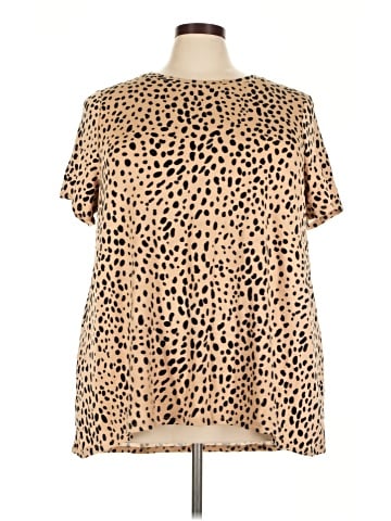 Crown & Ivy Short Sleeve Blouse (view 1)