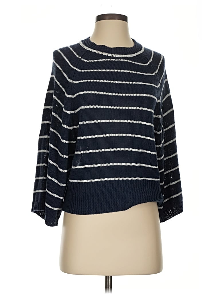 Pre-owned Max Studio Pullover Sweater In Blue
