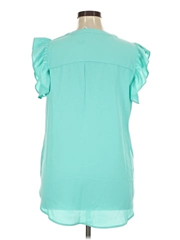 Zenana Short Sleeve Blouse (view 2)