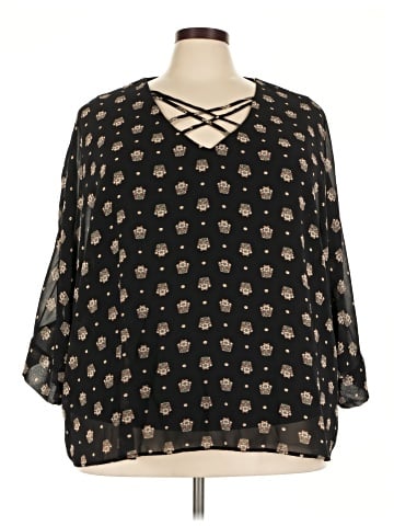 East Adeline 3/4 Sleeve Blouse (view 1)