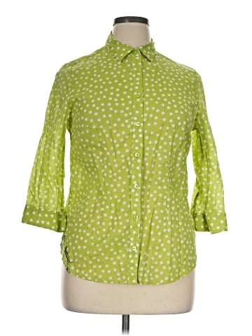 Coldwater Creek 3/4 Sleeve Button-Down Shirt (view 1)