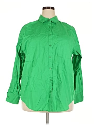 A New Day 3/4 Sleeve Button-Down Shirt (view 1)