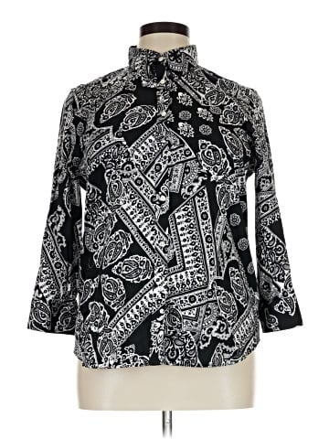 Chaps Long Sleeve Blouse (view 1)