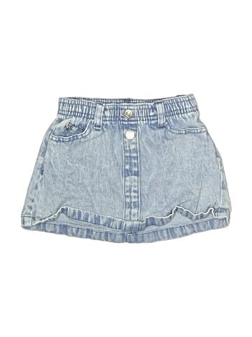 7 For All Mankind Denim Skirt (view 1)