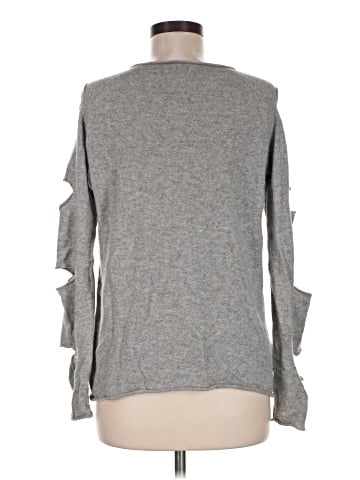Aqua Cashmere Pullover Sweater (view 2)