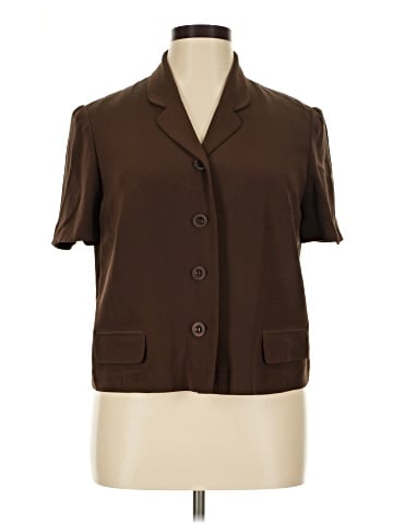 Maggy London Silk Blazer (view 1)