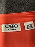 Cato 100% Polyester Orange 3/4 Sleeve Blouse Size 18 - photo 7
