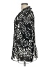 Notations Animal Print Black 3/4 Sleeve Blouse Size L - photo 5
