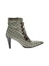 Donald J Pliner Houndstooth Green Ankle Boots Size 6 - photo 1
