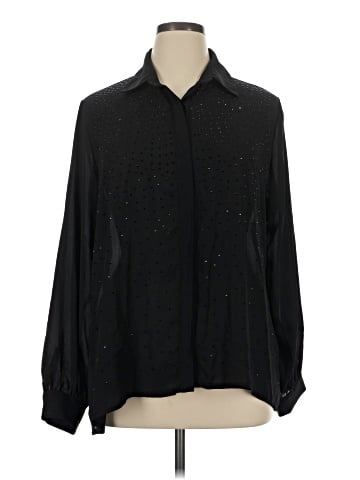 Roz & Ali Long Sleeve Blouse (view 1)