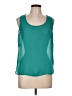 Notations 100% Polyester Teal Sleeveless Blouse Size L - photo 1