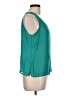 Notations 100% Polyester Teal Sleeveless Blouse Size L - photo 4