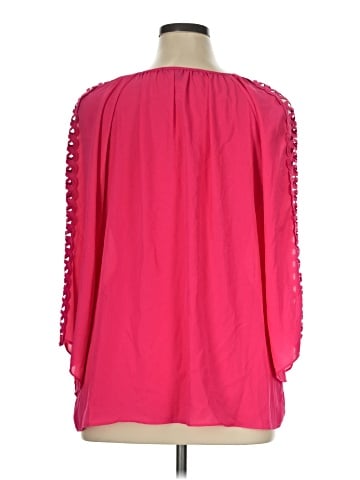Sharagano 3/4 Sleeve Blouse (view 2)