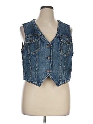 American Eagle Outfitters Denim Vest (view 1)