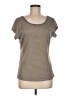 Essentials by Milano Gray Short Sleeve Top Size M - photo 1