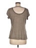 Essentials by Milano Gray Short Sleeve Top Size M - photo 2