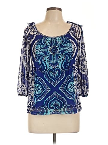 INC International Concepts 3/4 Sleeve Blouse (view 1)