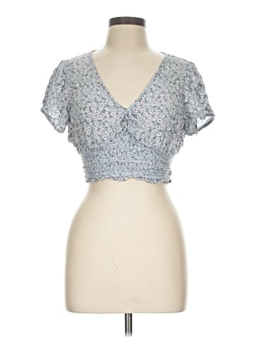 Aeropostale Short Sleeve Blouse (view 1)