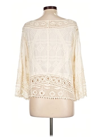 Ultra Pink 3/4 Sleeve Blouse (view 2)