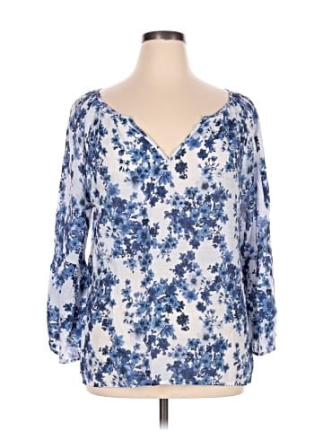 Counterparts 3/4 Sleeve Blouse (view 1)