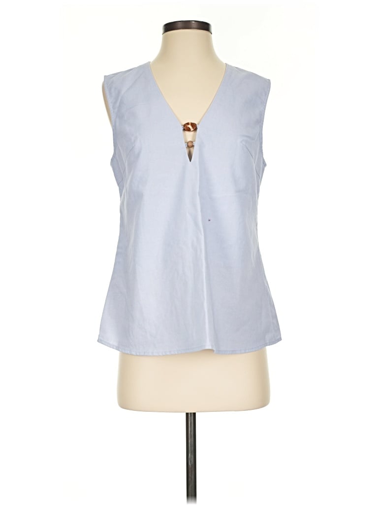 Pre-owned Commense Sleeveless Blouse In Blue