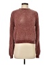 Love Tree 100% Polyester Metallic Brown Turtleneck Sweater Size S - photo 1