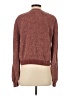 Love Tree 100% Polyester Metallic Brown Turtleneck Sweater Size S - photo 2