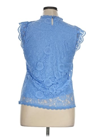 Pieces Sleeveless Blouse (view 2)