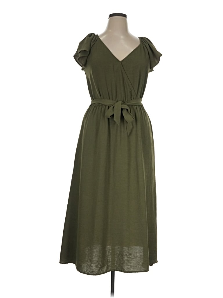 Pre-owned Maurices Casual Dress In Green
