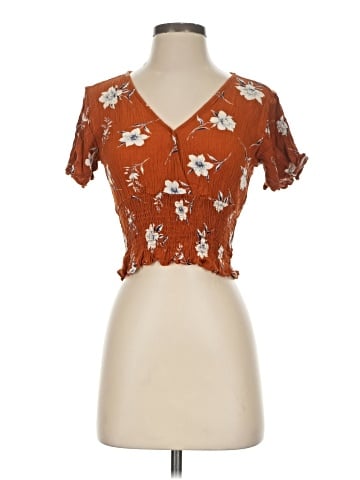 Paper Crane Short Sleeve Blouse (view 1)