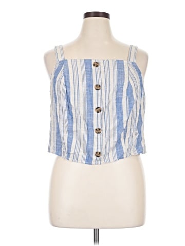 Torrid Sleeveless Button-Down Shirt (view 1)