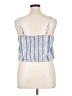 Torrid Blue Sleeveless Button-Down Shirt Size 1X Plus (1) - photo 2