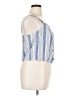 Torrid Blue Sleeveless Button-Down Shirt Size 1X Plus (1) - photo 4