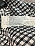 Zara Houndstooth Silver Long Sleeve Button-Down Shirt Size 8 - photo 4