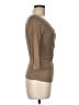 Max Mara Brown 3/4 Sleeve Top Size M - photo 4