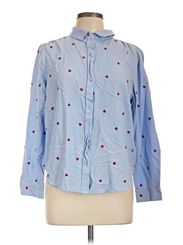 LC Lauren Conrad Long Sleeve Button-Down Shirt (view 1)