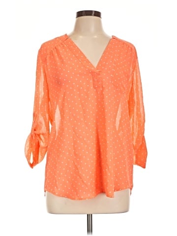 Maurices 3/4 Sleeve Blouse (view 1)