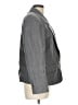 Chaus Chevron-herringbone Gray Wool Blazer Size 12 - photo 4