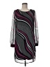 Cato 100% Polyester Graphic Gray Casual Dress Size M - photo 1
