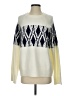 OAK + FORT Chevron-herringbone Ivory Pullover Sweater Size XXS - photo 1