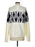 OAK + FORT Chevron-herringbone Ivory Pullover Sweater Size XXS - photo 2