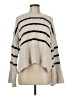 Bobeau Stripes Ivory Pullover Sweater Size M - photo 1