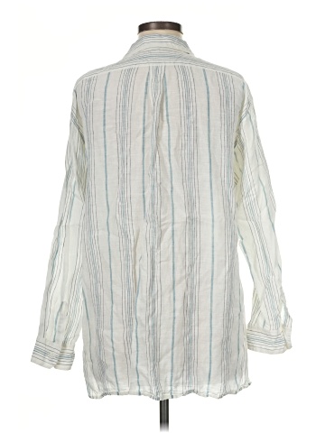Lafayette 148 New York Long Sleeve Button-Down Shirt (view 2)